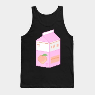 Peach Milk Pixel Tank Top